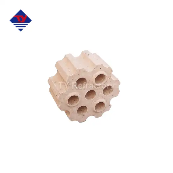 7 Holes Low Creep High Alumina Checker Brick
